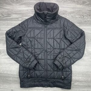 Burton Jacket Womens Small Black Quilted DRYRIDE Insulated Full Zip Technical